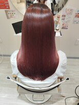 ククラ(CuCuLa)&nbsp;縮毛矯正×ピンクブラウンカラー