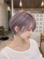クレメンテ バイ ロスタ(Clemente by Rosta)&nbsp;ショートカット×シルバーパープル