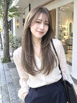 カリネバイフィエル(CALINER by Fier) 酸性ストレート×艶めくロングレイヤーカット