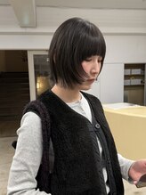 エノウ(enow) 顔まわりカット ボブ ミニボブ