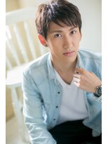 美容室 ファクト(fact)&nbsp;斜めバングで個性的に☆束感ショートa