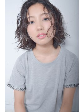 クリアーオブヘアー 栄南店(CLEAR of hair) 【CLEAR】ウェットボブ×イノセントアッシュグレー