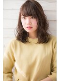 バレイヤージュデジタルパーマミディー×ノーブルクラシカルロブ