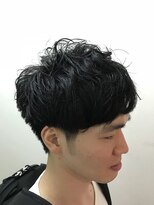 パティオンツー(PATIONN2)&nbsp;メンズショートクラウドマッシュビジカジツーブロックスタイル