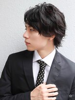 好感度アップ　簡単1分スタイリング　ビジネスマン　スーツ