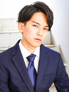 アフロート ディル(AFLOAT D'L) ソフトツイスト黒髪マッシュネオウルフオリーブカラーワンレン