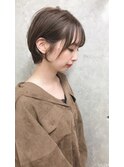 後毛ポイント耳かけショートSTYLE
