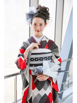 アルファーカット イチノハシ(ALPHACUT ichinohashi) 【着物】振り袖アップスタイル