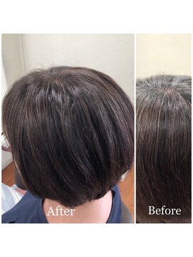 フラワーズビィーオーディー(FLOWERS BOD) オシャレ染めで白髪染め 秋のオススメブラウン