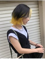 オンヌ(onnu)&nbsp;インナーイエロー×フェイスフレーミング×ウルフ