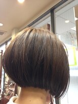 ヘアーズ ギャラリー 米子店(Hair's Gallery) ３０代/クラシックボブ/刈り上げボブ/フレンチボブ/冬カラー