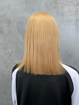 フォルテ 島田店 ブリーチ抜きっぱなしカラー