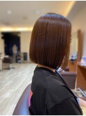 切りっぱなしボブ