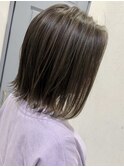 似合わせカットデザインカラーアースカラーくびれヘア 【稲毛】
