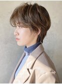 パーマハンサムショート_外ハネボブセクションカラー_39028