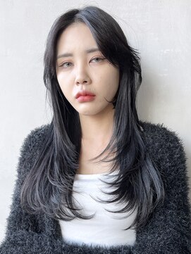 アイティーバイアルバム 藤沢店(IT by ALBUM) 内巻きレイヤー_外ハネボブセクションカラー_9030