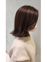 六本木美容室 白金店&nbsp;白髪ぼかしハイライト