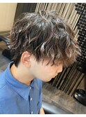 マッシュウルフ×ツイストスパイラルパーマ