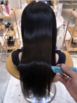 ロンド シャルム 吉祥寺(Lond charme)&nbsp;黒髪縮毛矯正ロングレイヤー酸熱トリートメント髪質改善吉祥寺