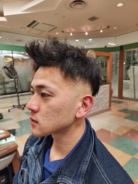 アポロカットステージ 相模大野店 アップバング/ツーブロックマッシュ<理容室>[メンズ/相模大野]