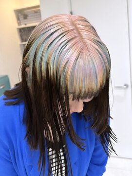 ヲタク(wotaku.) ルーツカラーデザインダブルカラー/インナーカラーケアブリーチ