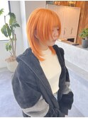 ウルフ/ハイトーン/レイヤー/オレンジ