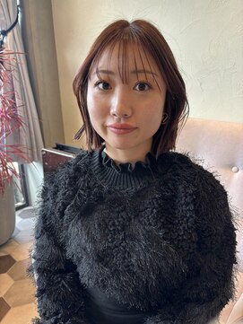 リベラル(liberal) パツっとボブスタイル　シースルーバング【20代/30代/40代】