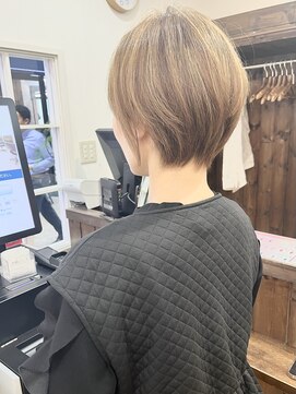 ジャストビューティー リアリー(just beauty Really) 丸みショート×やわらかベージュ【横須賀中央 Really】