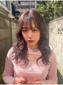 韓国風セミロング