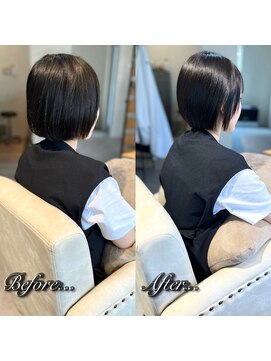 イズ(iz.) 【ショートでも不自然にならない】美髪矯正