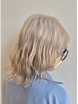 サロンドジョー(salon de joe) ケアブリーチダブルカラーインナーカラーショートボブレイヤー