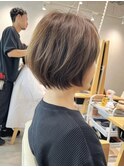 《30代40代》骨格矯正小顔丸みショートボブ【浦野】