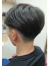 【スタンダード】メンズカット+シャンプー+シェービング＋肩揉み　眉カット付