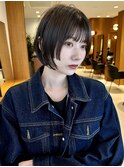 切りっぱなしボブ/小顔ボブ/ミニボブ/ラインボブ/コンパクトボブ