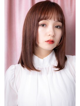 カバーヘア ブリス 上尾西口店(COVER HAIR bliss) ■チェリーレッド姫カットレイヤーミディアム609★上尾20代30代!