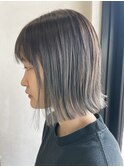 【ブリーチ/パーマ/ハイライト/ショート】