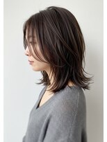 アントワープトーキョー(antwerp TOKYO)&nbsp;30代40代50代外ハネミディアムレイヤー髪質改善酸性ストレート