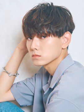 カインド 南青山(hair&make up KIND) マッシュレイヤーシャドウパーマ黒髪20代30代南青山KIND