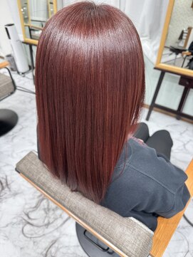 ヘアメイクアクト 都賀店 髪質改善メテオカラー 1回目