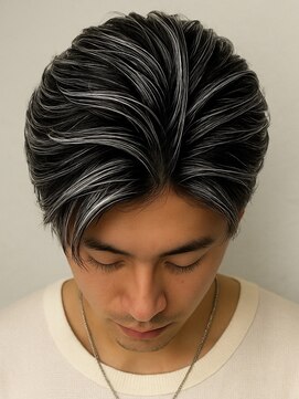 バース 梅田中崎町店(BIRTH) メンズハイライトバレイヤージュメッシュ