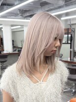 ニコ トウキョウ 渋谷(nico TOKYO)&nbsp;ダブルカラーピンクハイトーン韓国レイヤー