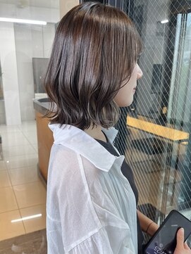 フラッグ 九大学研都市店(Flag) くびれボブ／インナーカラー