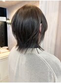 福山人気20代30代ダメージレス縮毛矯正ナチュラルレイヤーミディ