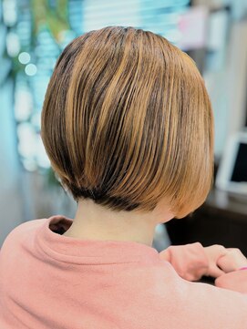 【Anne】大人モダンショートイエローカッパーカラー【LADIES】