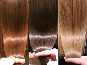 ケア 坂戸駅前店(Care)の写真/【トリートメントとウルトラファインバブルでうる艶仕上がり◎】髪質に合わせたトリートメントをご提案!