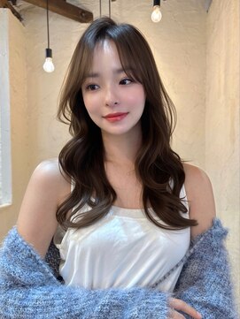 メゾンイデアル(maison Ideal) 面長さんにオススメの小顔見せレイヤー◎ロングヘア