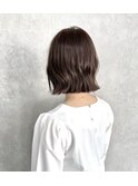 切りっぱなしボブ×アッシュブラウン【渡辺俊弥】梅田