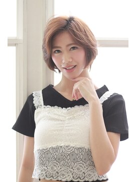 バグズ ヘアデザイン 桔梗が丘店(Baguz HAIR DESIGN) 首がきれいに見えるショートボブ☆