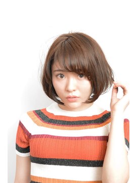 ヘア アンド メイク 風(Hair and Make) 風のフェアリーひし形ショートボブ☆