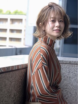 アヴァンスクロス あべのルシアス店(AVANCE.CROSS) シースルーバング×ふんわりミディ